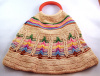 BO16 crocheted cotton handbag/bakelite handle